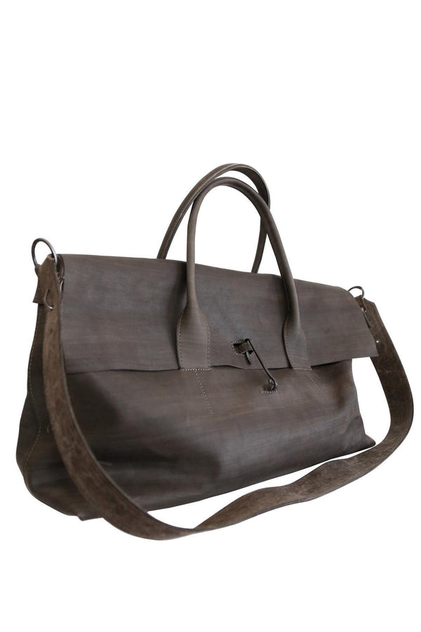 AVIVA JIFEI XUE X Tagliovivo Jifei brown striped crossbody bag SS24-DCT24-JB